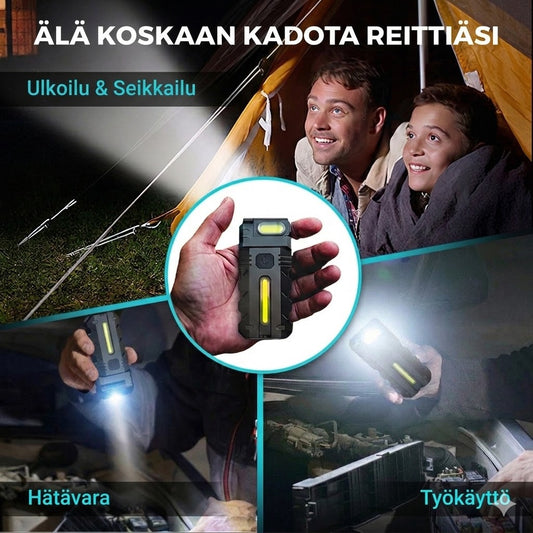Ladattava LED-työvalo – 180° kääntyvä