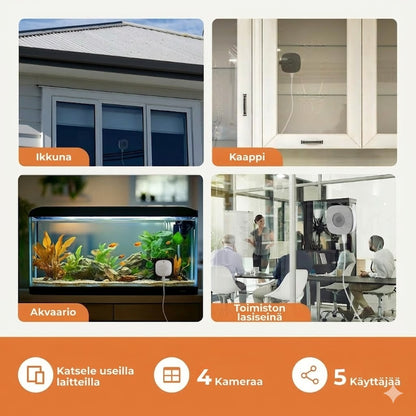 [2K Ultra HD] Älykäs WiFi-valvontakamera