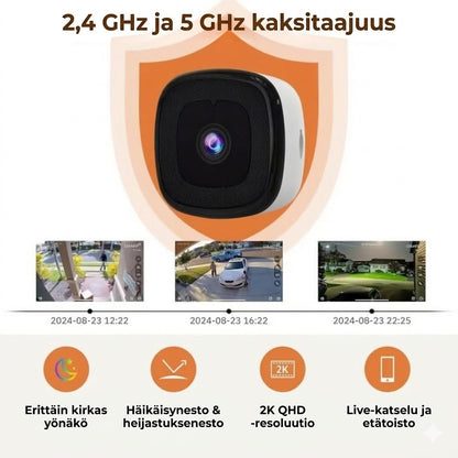 [2K Ultra HD] Älykäs WiFi-valvontakamera
