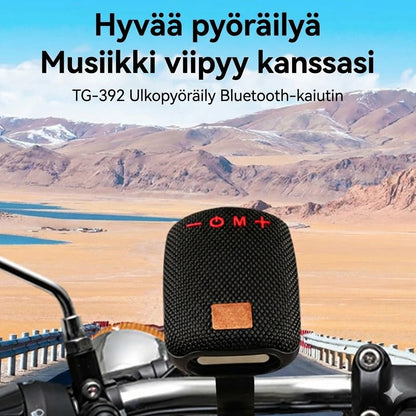 Bluetooth-kaiutin polkupyörään – Vedenpitävä pyöräilykaiutin tukevalla pidikkeellä (Iskunkestävä & Handsfree)