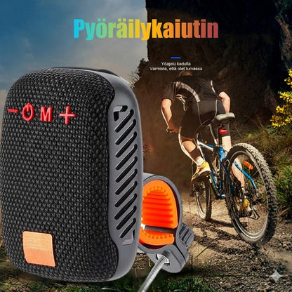 Bluetooth-kaiutin polkupyörään – Vedenpitävä pyöräilykaiutin tukevalla pidikkeellä (Iskunkestävä & Handsfree)