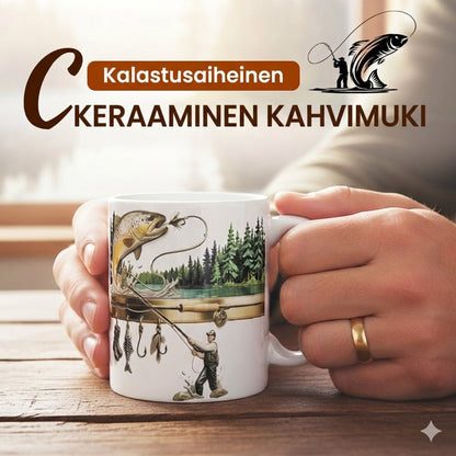 Kalastaja-kahvimuki – hauska lahja
