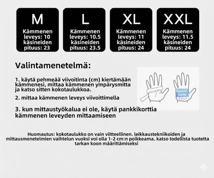 Lämpimät kosketusnäyttökäsineet talveksi