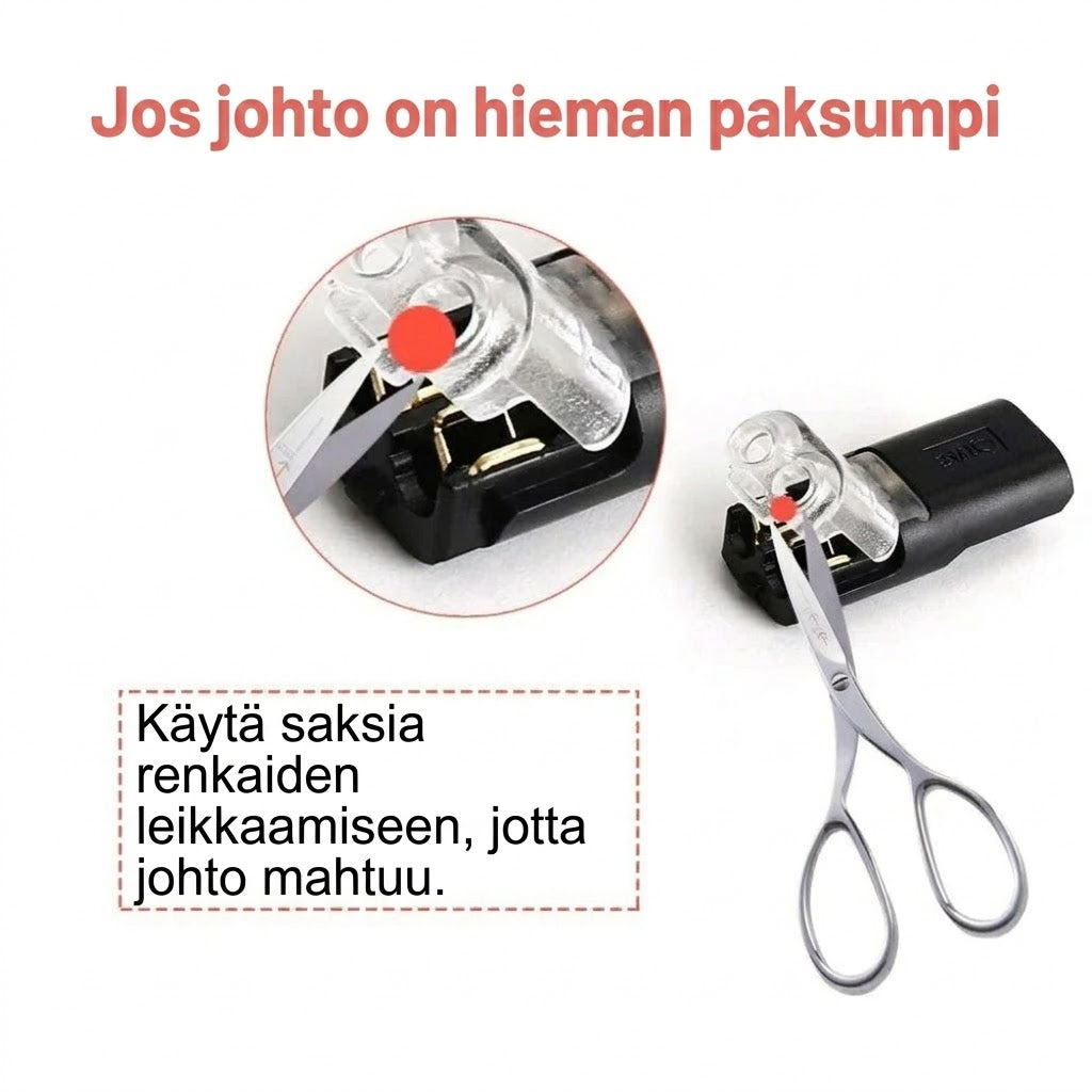 [20 kpl] Pikaliittimet lukituksella – 2-napainen pistokeliitäntä