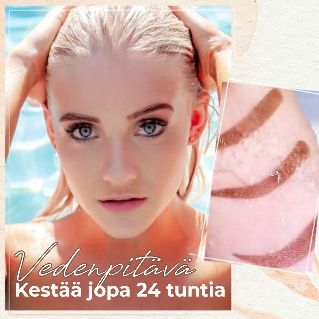 Ammattitason kulmakarvaleimasin ja sapluunasetti - Täydelliseen symmetriaan