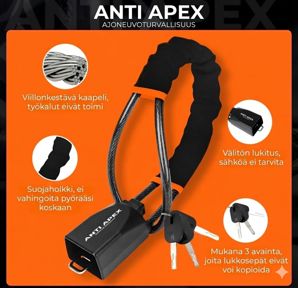 APEX™ Ammattimainen rattilukko