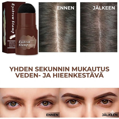 Ammattitason kulmakarvaleimasin ja sapluunasetti - Täydelliseen symmetriaan