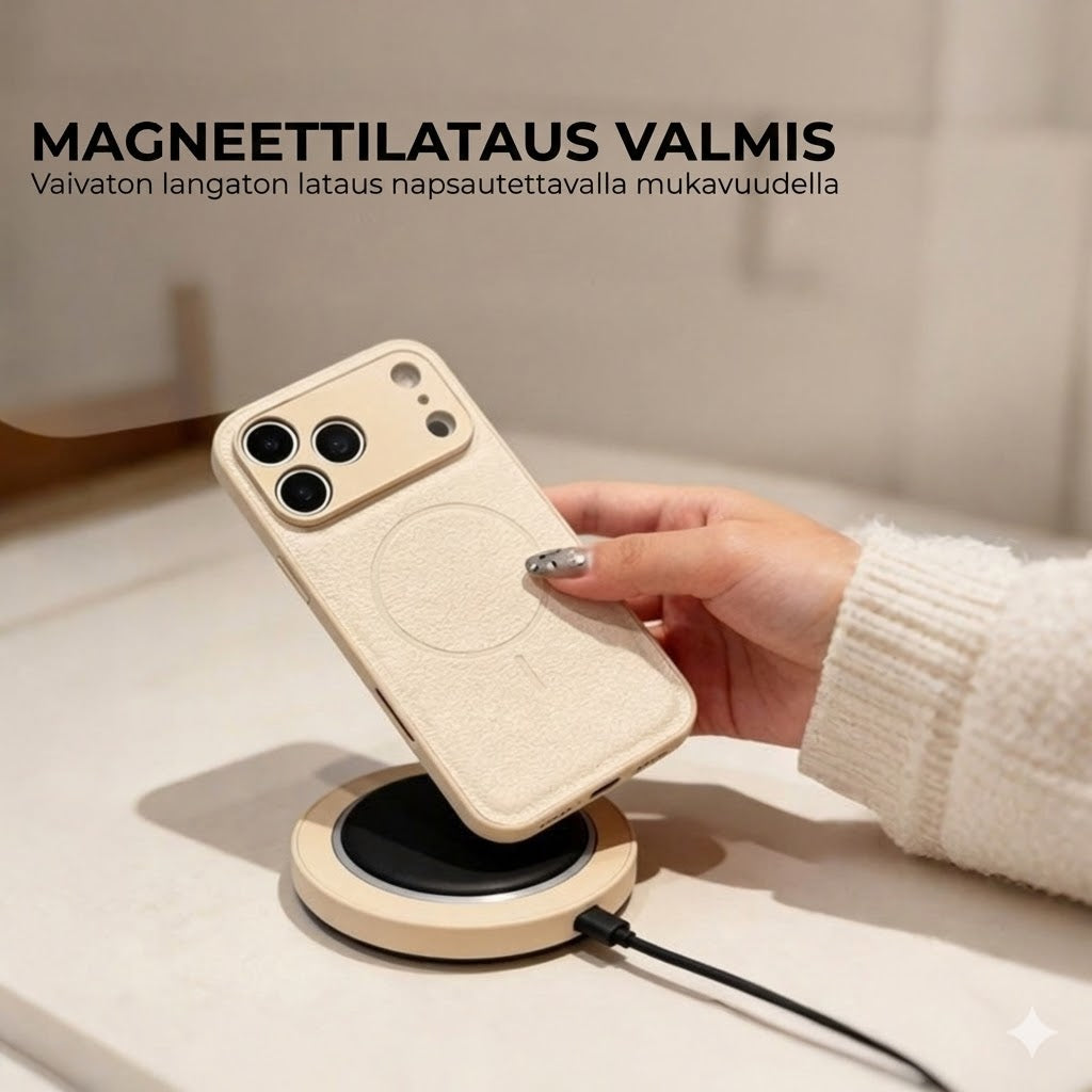 MagSafe-suojakuori iPhone [12-17] – Ylellinen mattapinta – Sormenjälkiä ja rasvaa hylkivä pinnoite