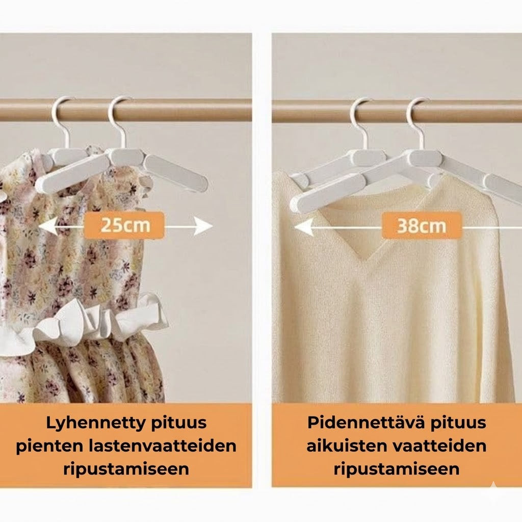 Teleskooppinen ulosvedettävä kuivausteline