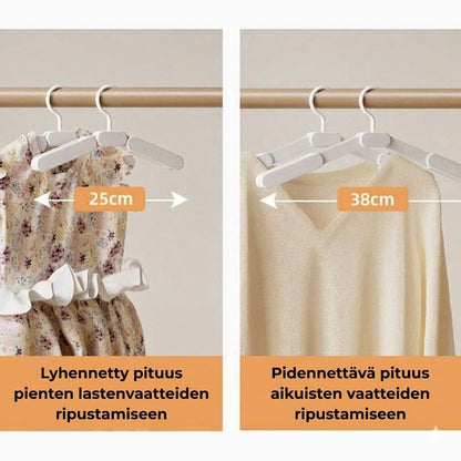 Teleskooppinen ulosvedettävä kuivausteline