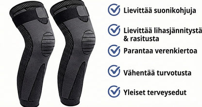 Itsestään lämpenevä polvituki (2 kpl pakkaus)