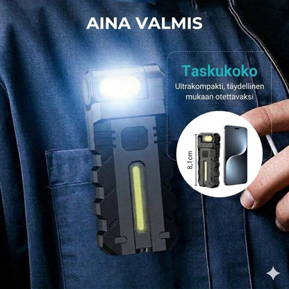 Ladattava LED-työvalo – 180° kääntyvä