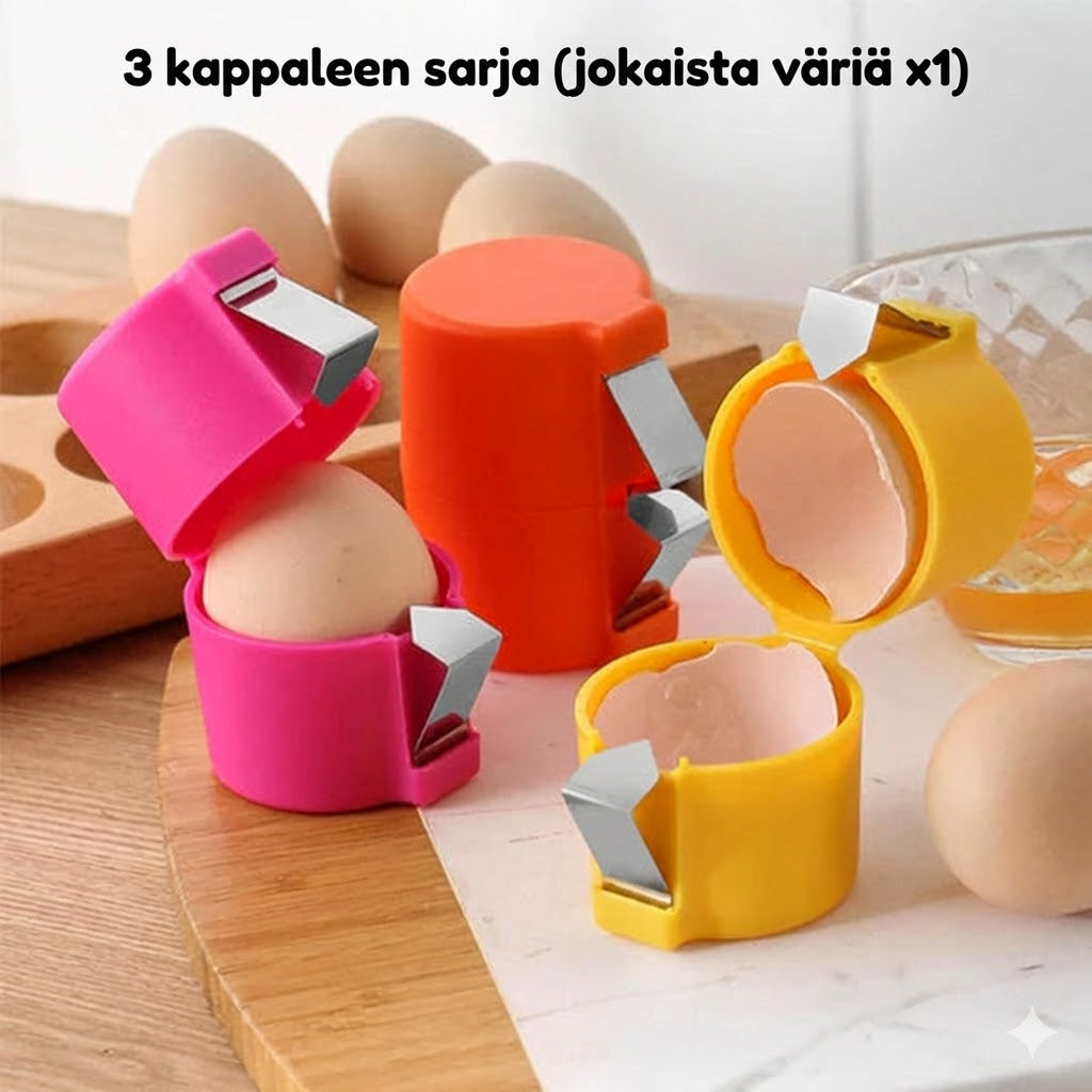 Täydellinen kananmunankuoren avaaja ja pidike