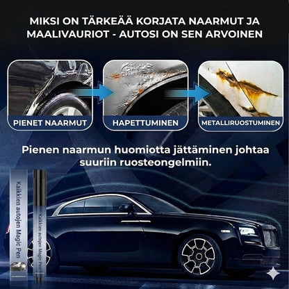 Auton naarmunpoistaja – universaali maalikynä