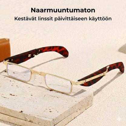 Kokoontaitettavat luku- ja tietokonelasit – Sinivalosuodatin (sis. kotelon)