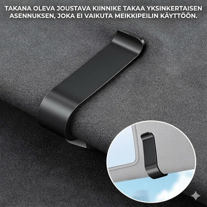Ylellinen magneettinen silmälasipidike autoon