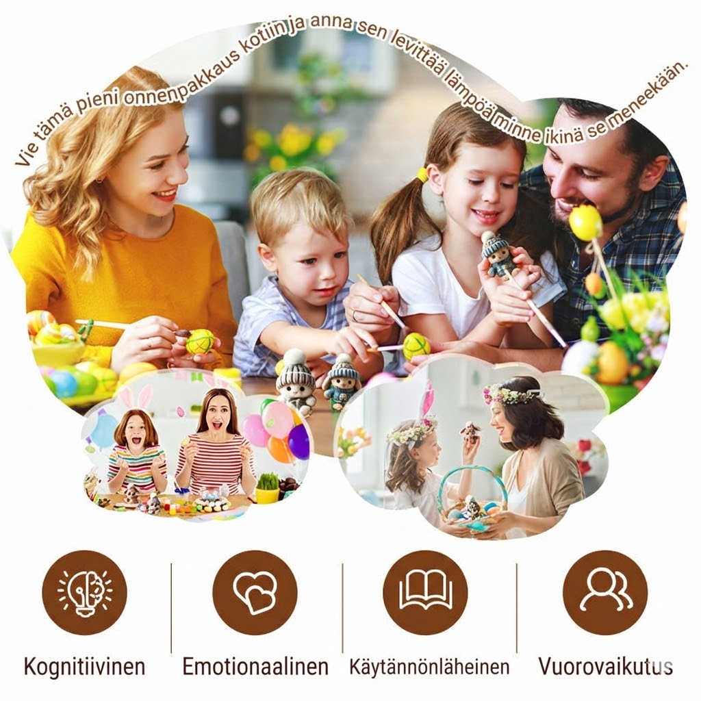 Käsintehdyt minipupu-pehmolelut - Ihana pääsiäislahja ja koriste