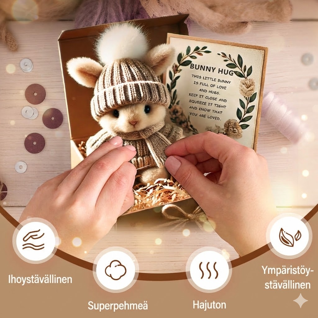 Käsintehdyt minipupu-pehmolelut - Ihana pääsiäislahja ja koriste