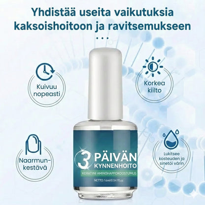 Nopeasti kuivuva kynsiöljy – Korkeakiiltoinen viimeistely – Hoitava kynsinauhaöljy – Salonkilaatuinen