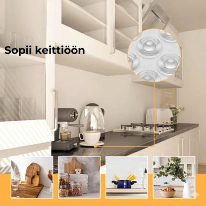Läpinäkyvät silikoniset huonekalusuojat (24 kpl)