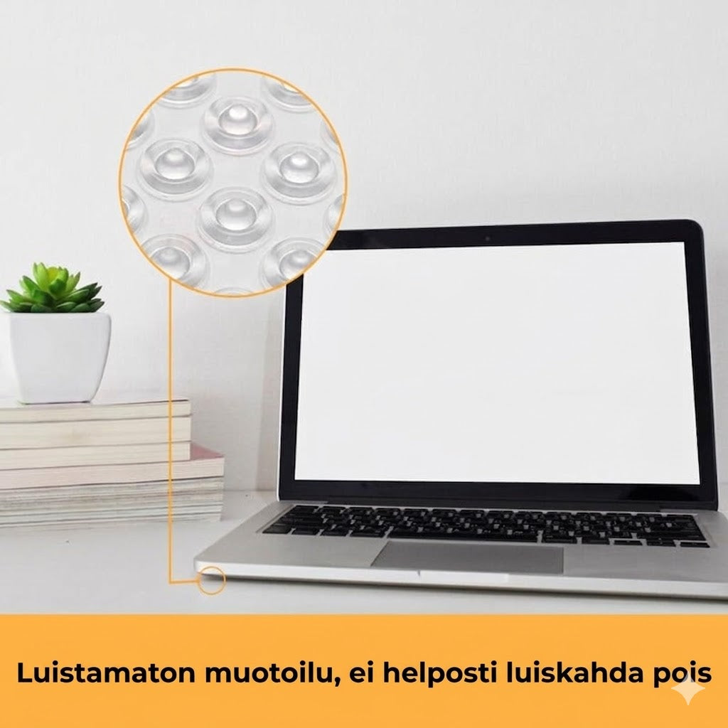 Läpinäkyvät silikoniset huonekalusuojat (24 kpl)