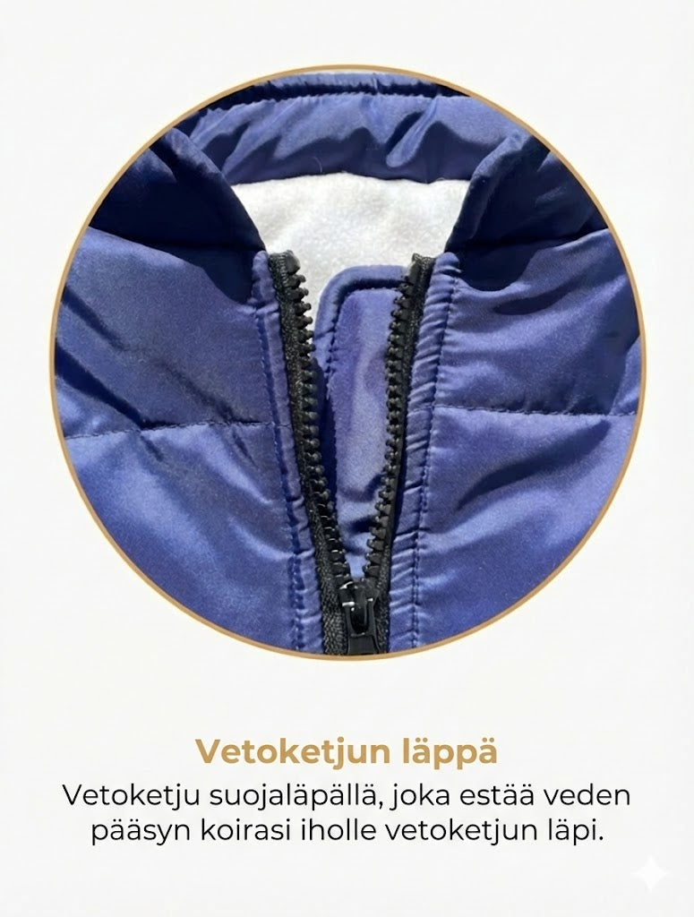 DoggyKings™ koiran takki valjailla – Vedenpitävä ja lämmin (3-in-1-muotoilu)