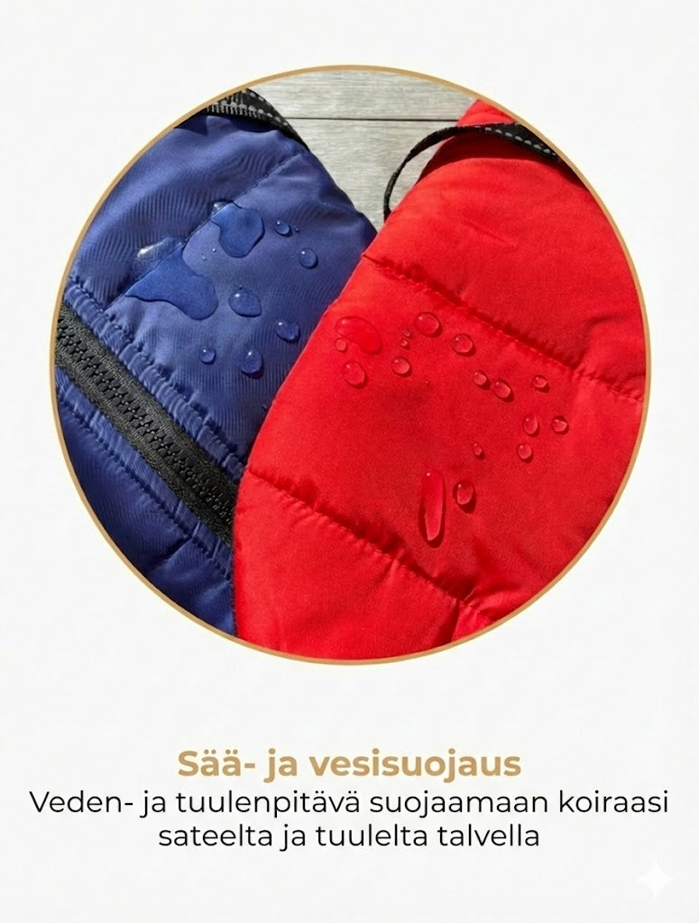 DoggyKings™ koiran takki valjailla – Vedenpitävä ja lämmin (3-in-1-muotoilu)