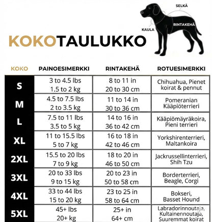 DoggyKings™ koiran takki valjailla – Vedenpitävä ja lämmin (3-in-1-muotoilu)