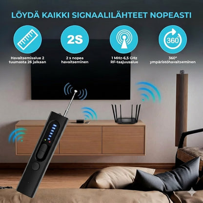Piilokamerailmaisin, GPS-paikantimen ilmaisin ja RF-signaaliskanneri