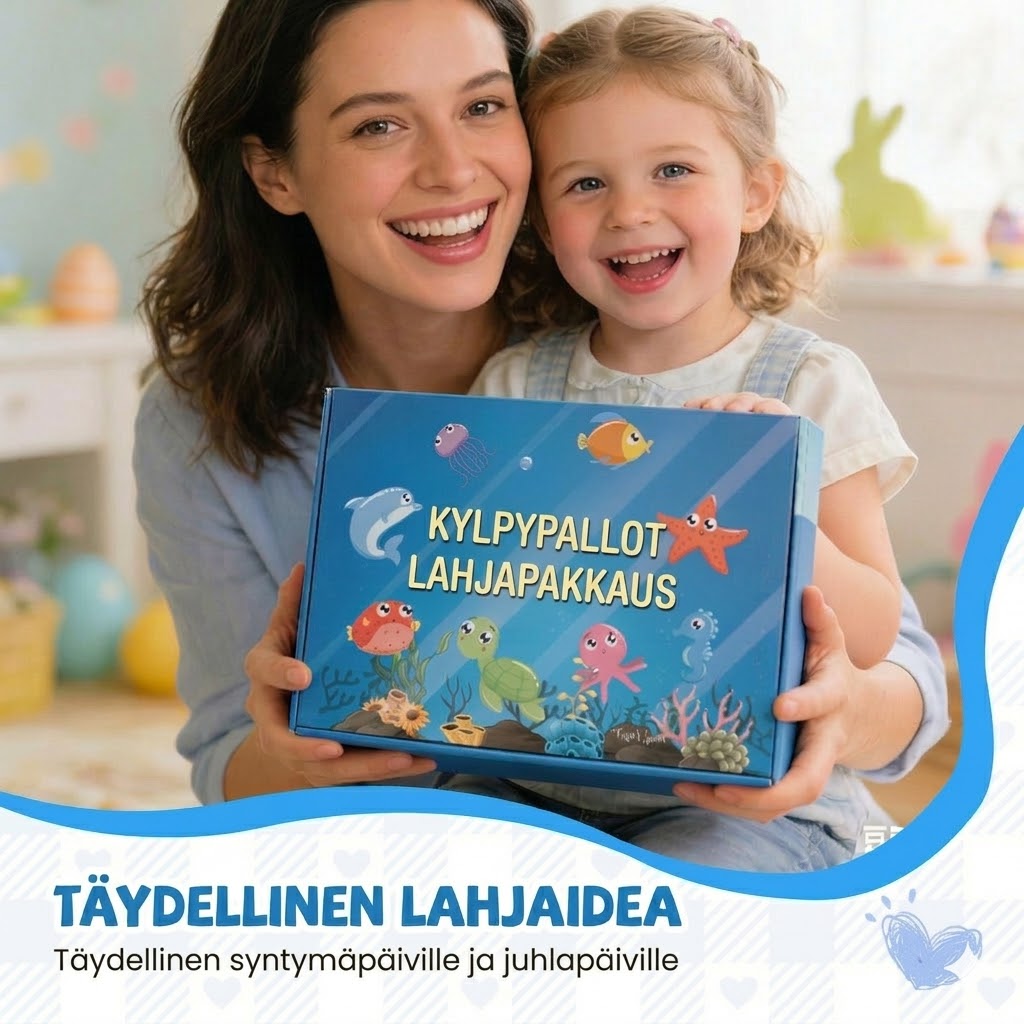[12 kpl] Taianomaiset kylpypommit yllätyksellä - Merieläinleluja sisällä