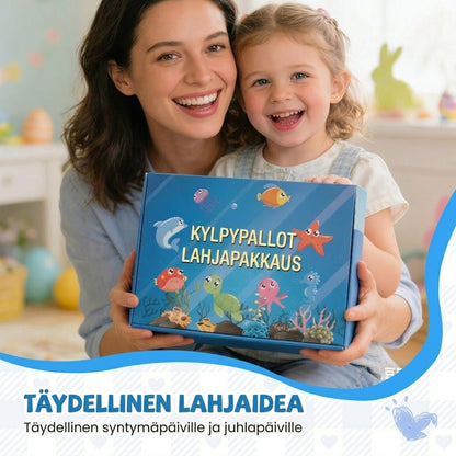 [12 kpl] Taianomaiset kylpypommit yllätyksellä - Merieläinleluja sisällä
