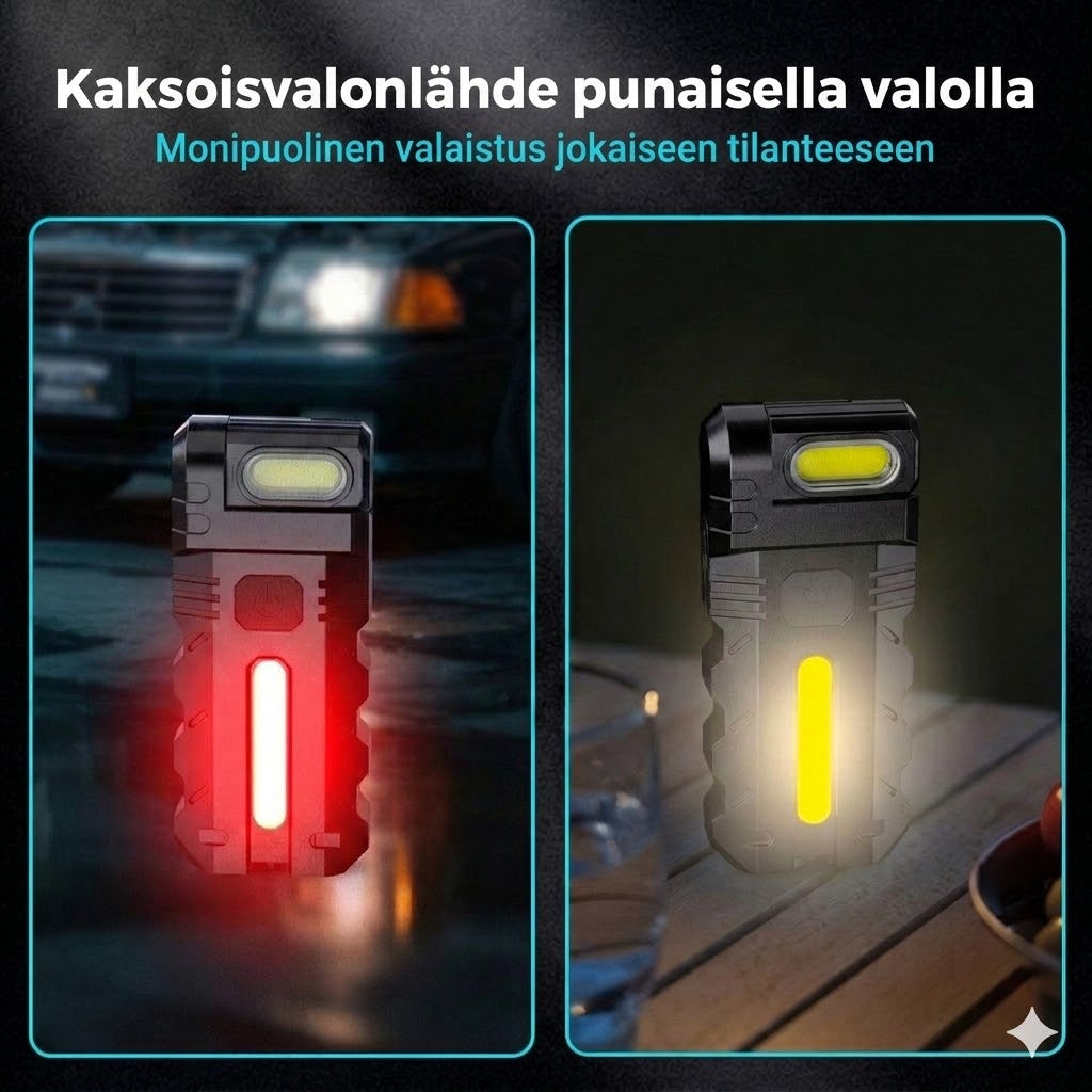 Ladattava LED-työvalo – 180° kääntyvä