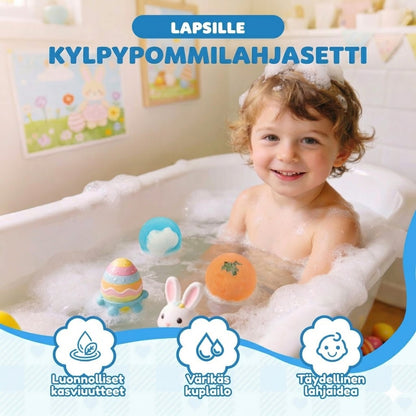 [12 kpl] Taianomaiset kylpypommit yllätyksellä - Merieläinleluja sisällä