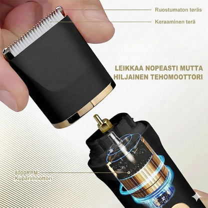3-in-1 Intiimialueen trimmeri