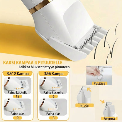 3-in-1 Intiimialueen trimmeri