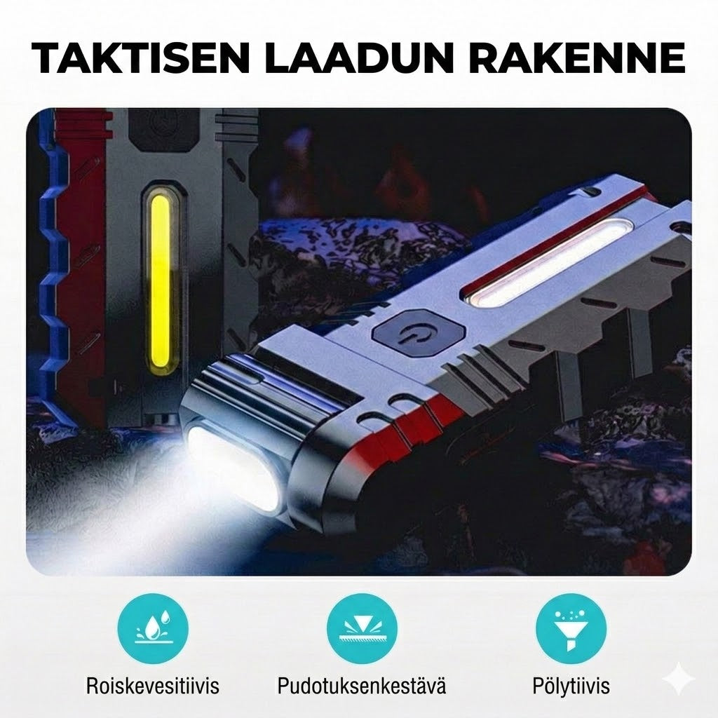 Ladattava LED-työvalo – 180° kääntyvä