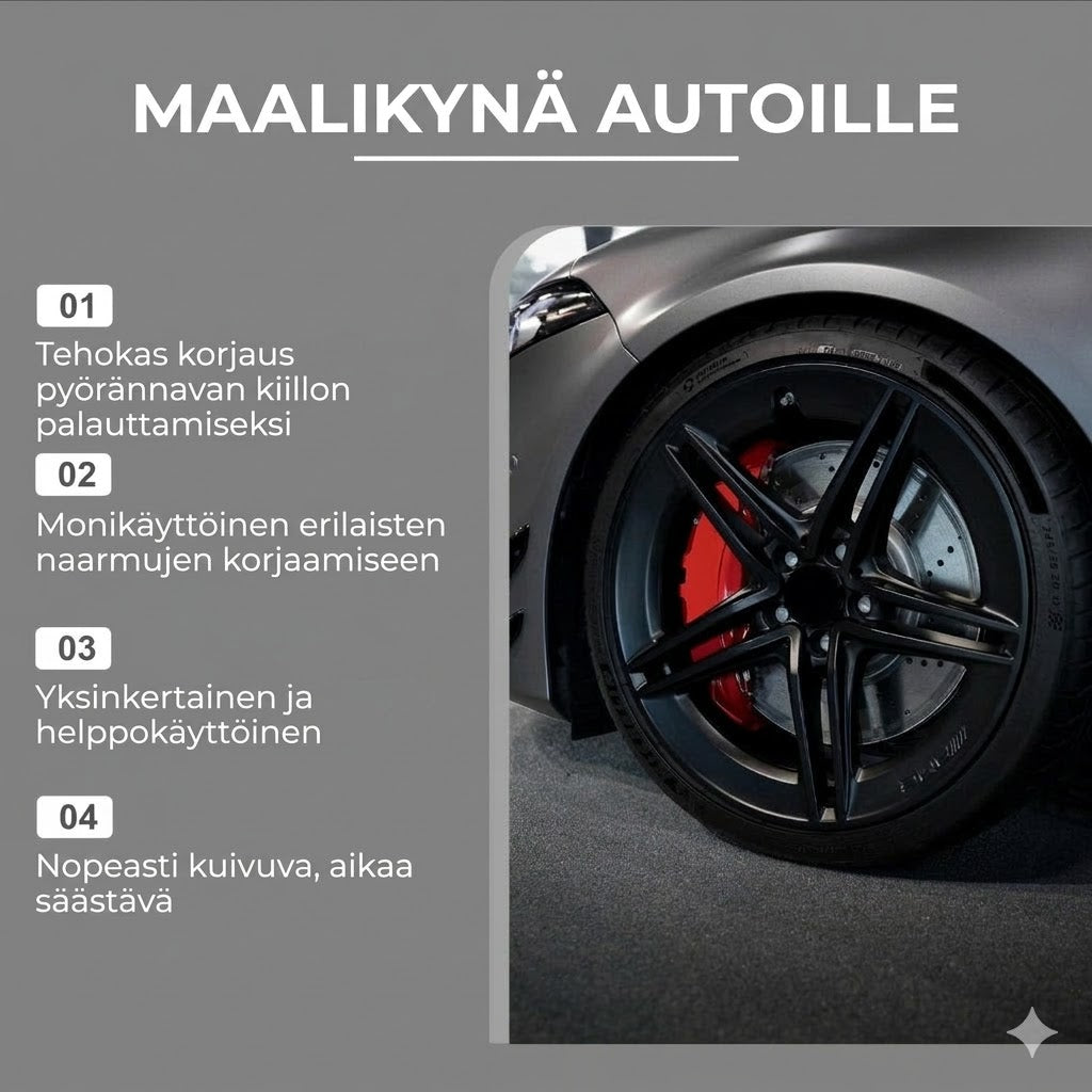 Auton vanteen naarmujen korjauskynä - 3 kpl