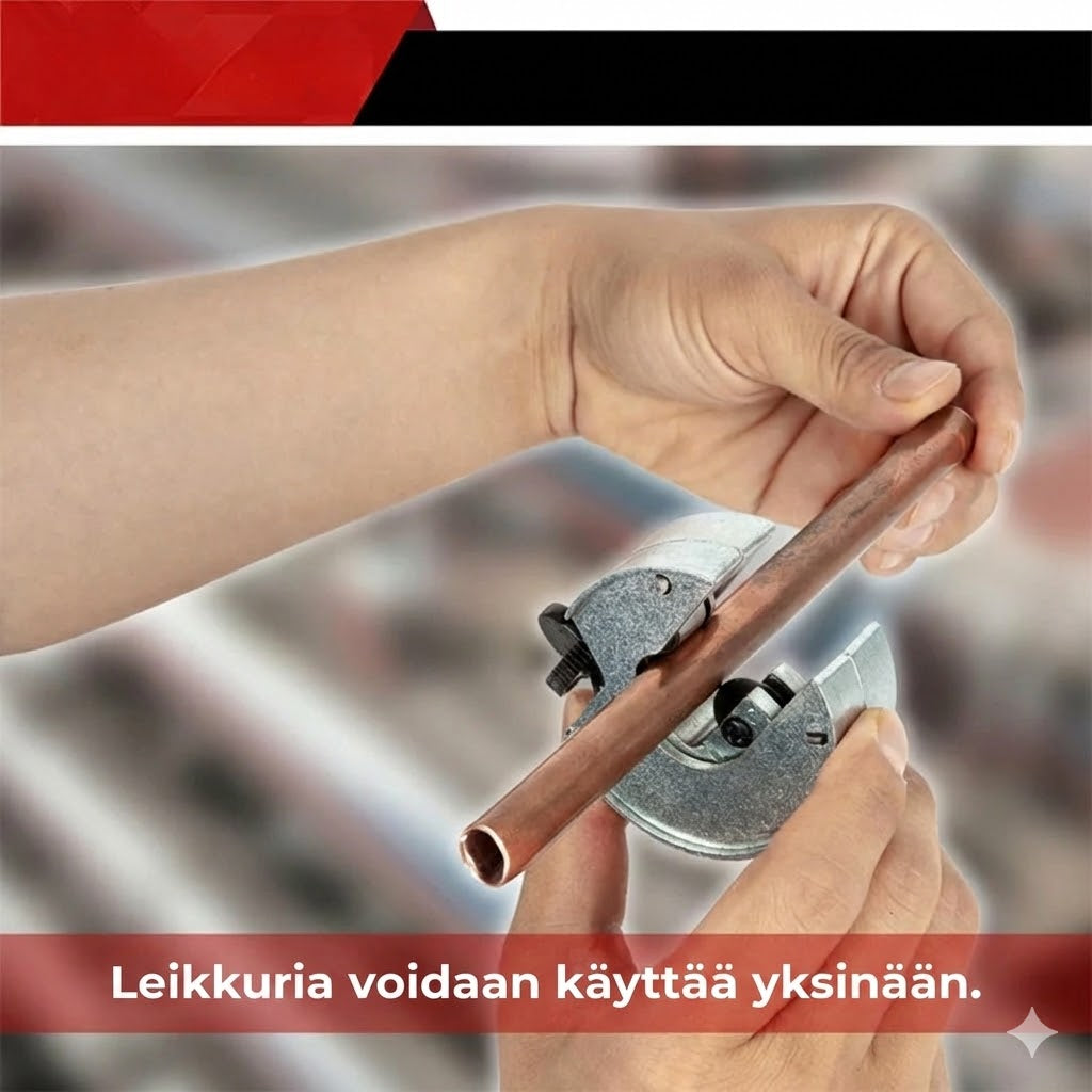 3-osainen räikkätoiminen putkileikkurisarja