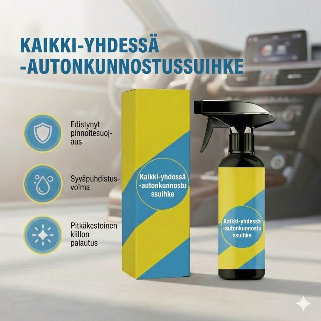 Auton naarmunpoistoaine