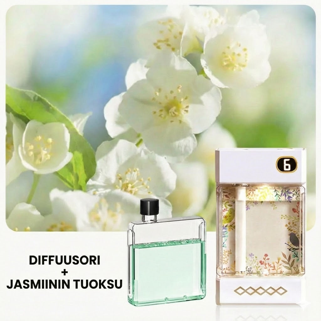 Langaton aromaterapia-diffuuseri – USB-ladattava – Sumutin LED-valolla